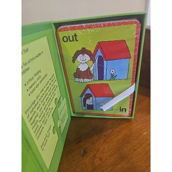 Opposites & Animals Puzzles:Picture Puzzles Book Spice Box Preschool - Lot Of 2 - Picture 11 of 11